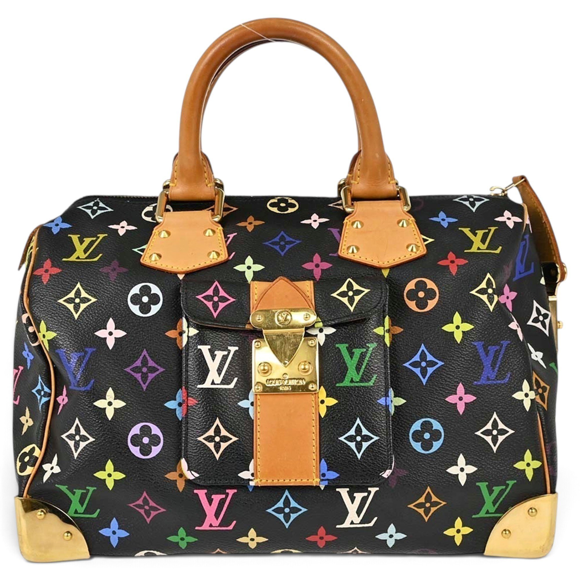 Louis Vuitton Speedy cloth handbag