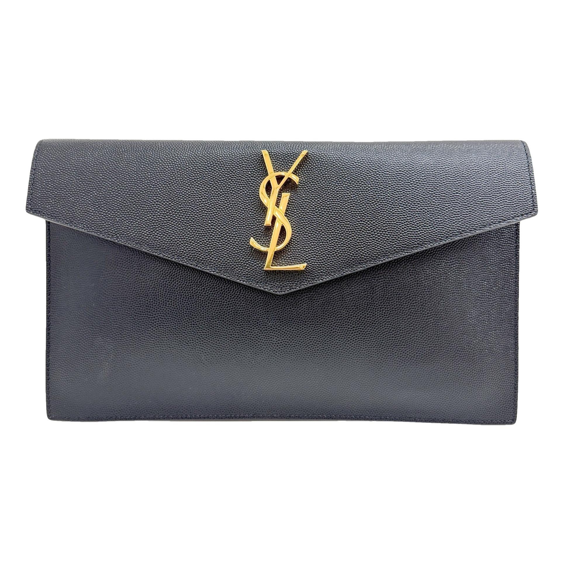 Cassandre leather clutch bag