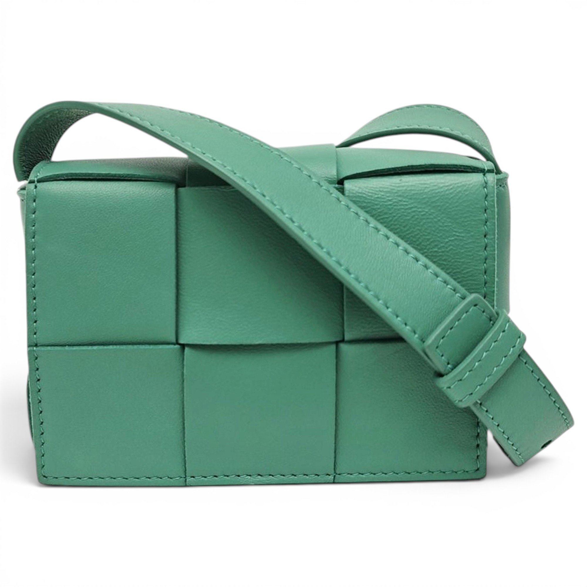 Brick Cassette leather handbag