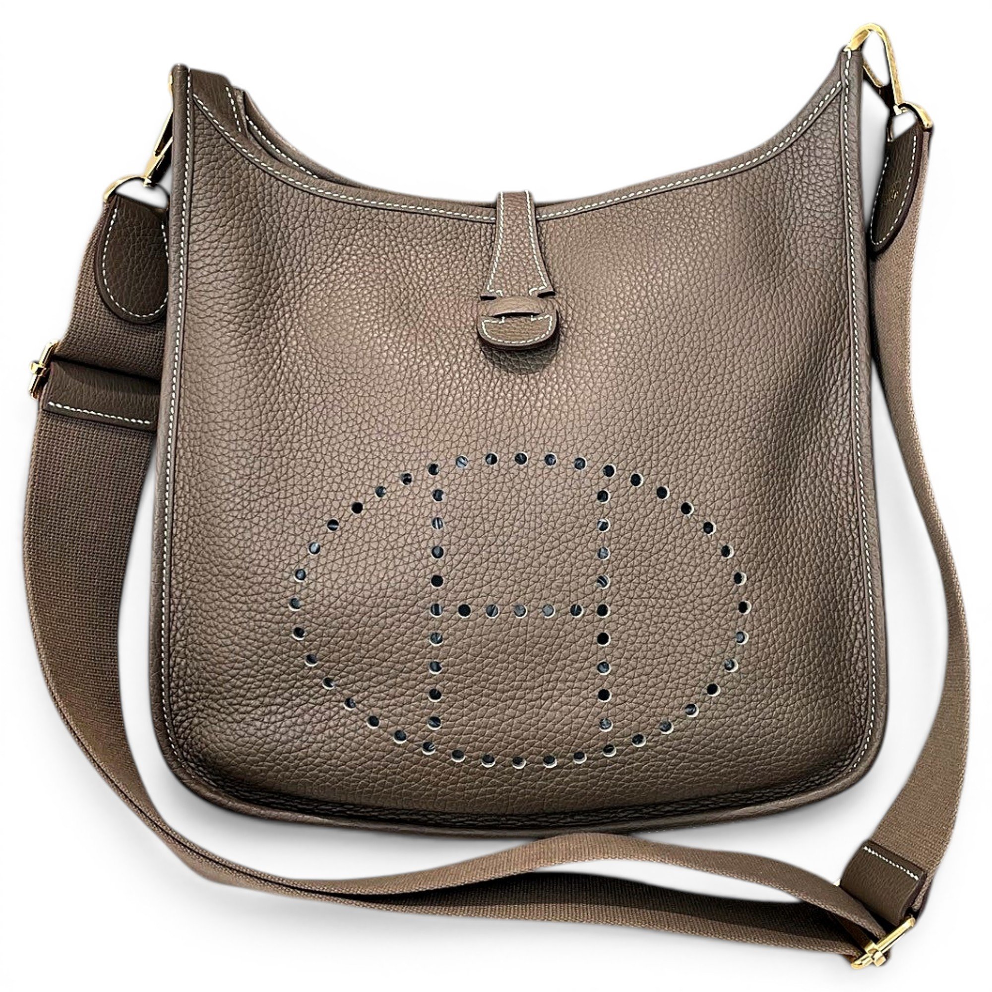 Evelyne leather handbag