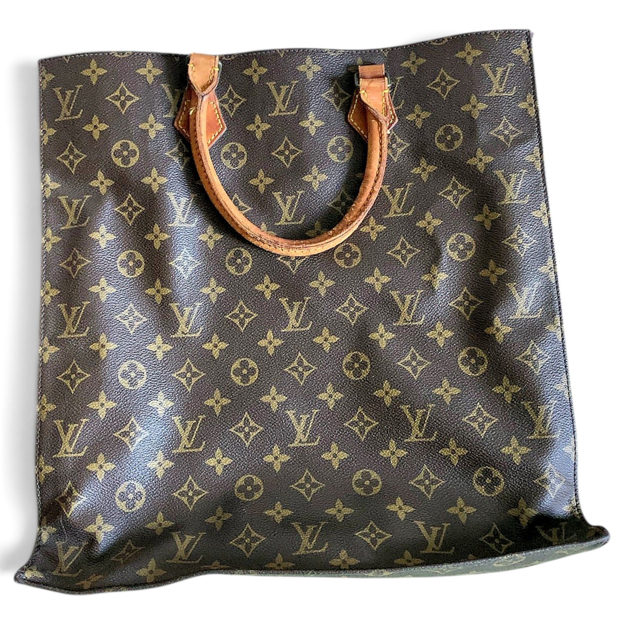 Sac souple leather tote