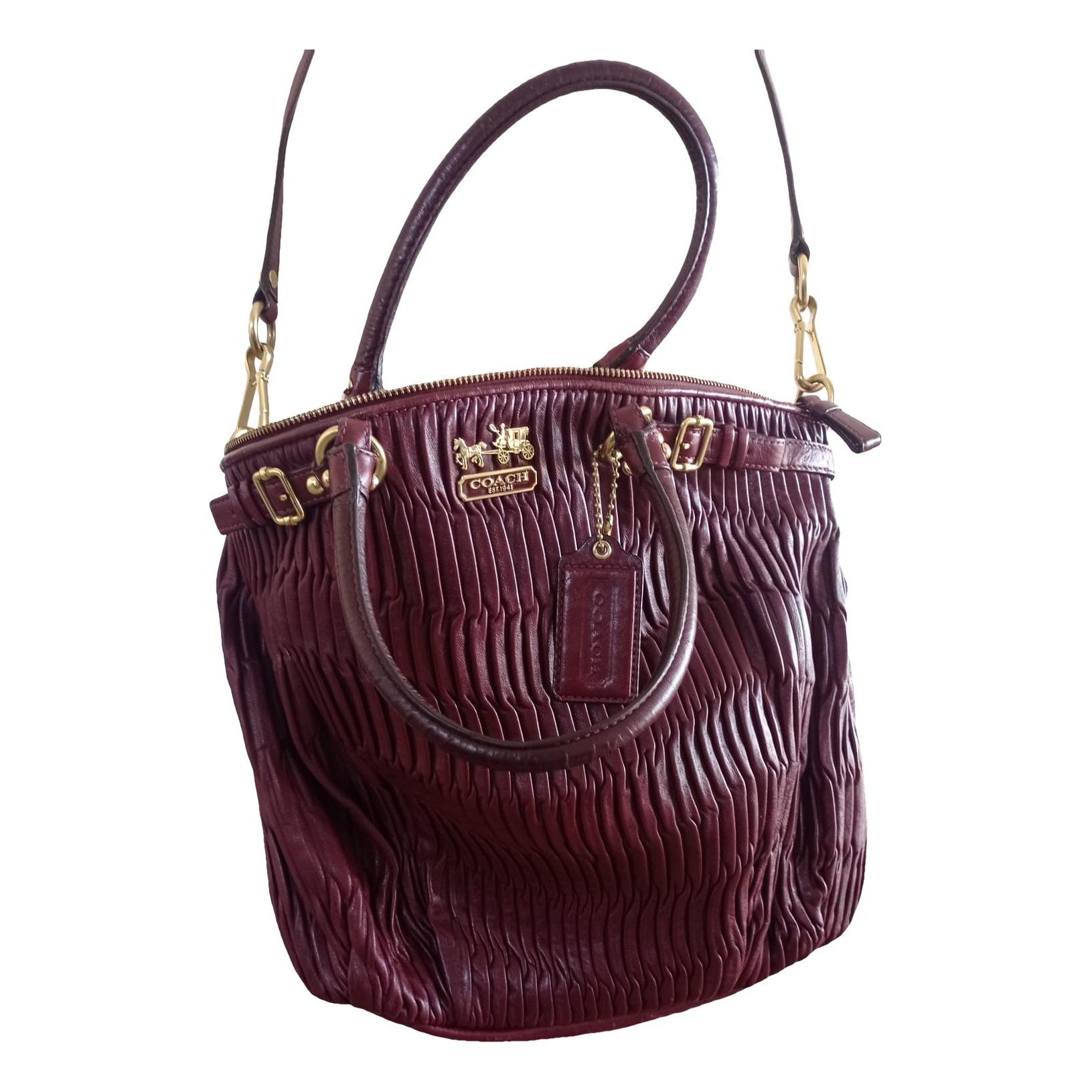 Madison leather handbag