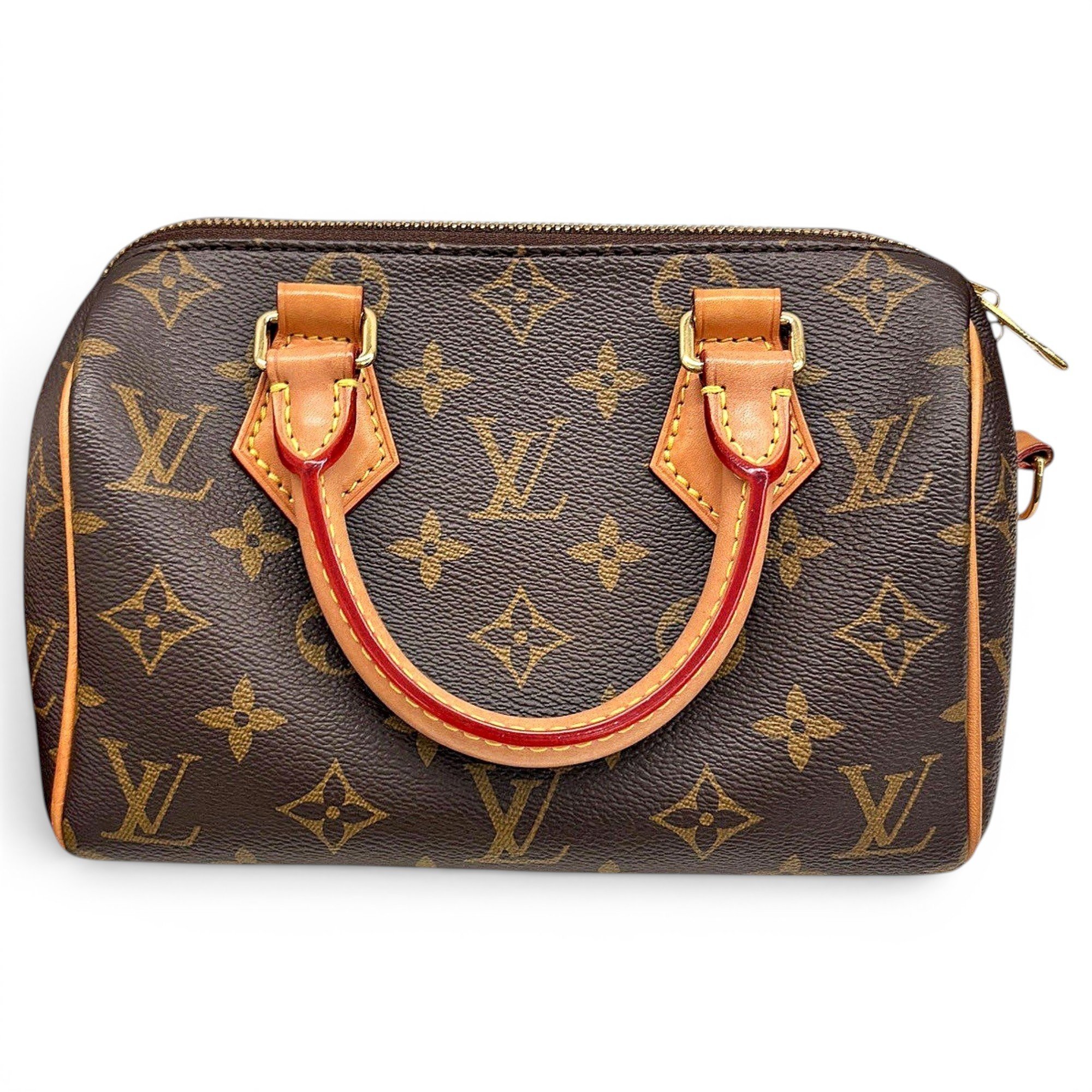 Speedy leather handbag