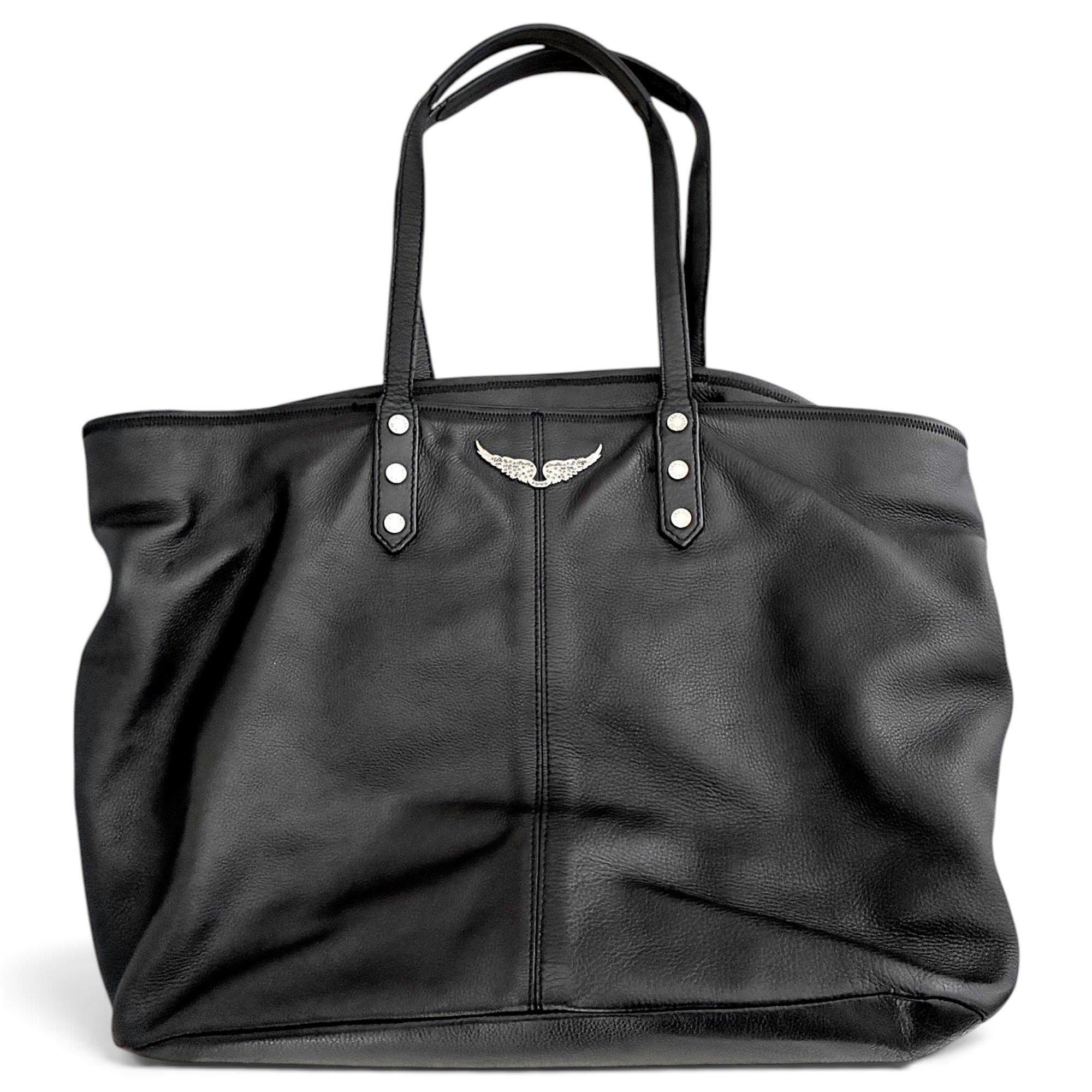 Rock leather crossbody bag