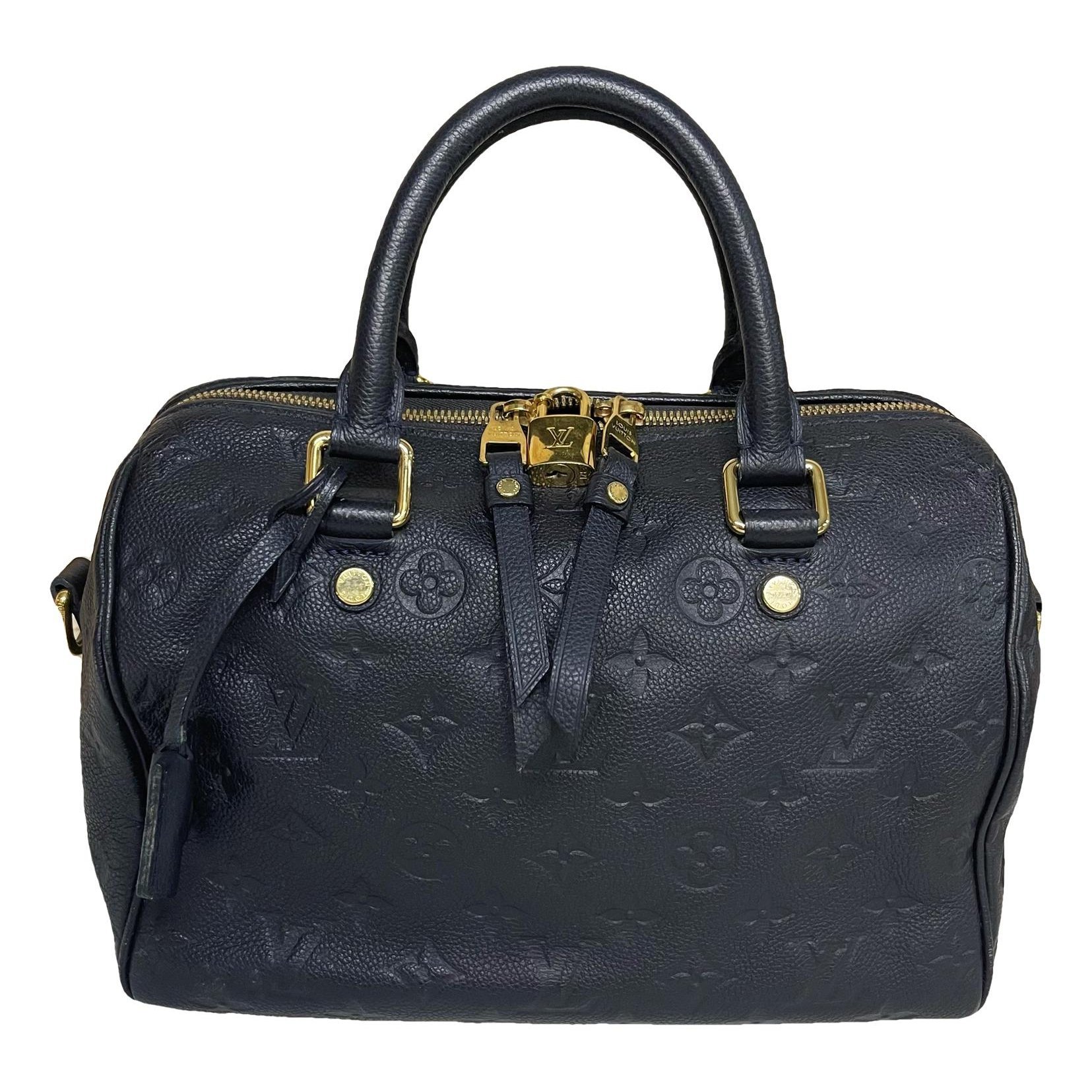 Speedy leather handbag