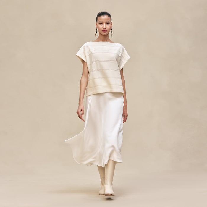 Blanc Naturel Sleeveless Sweater