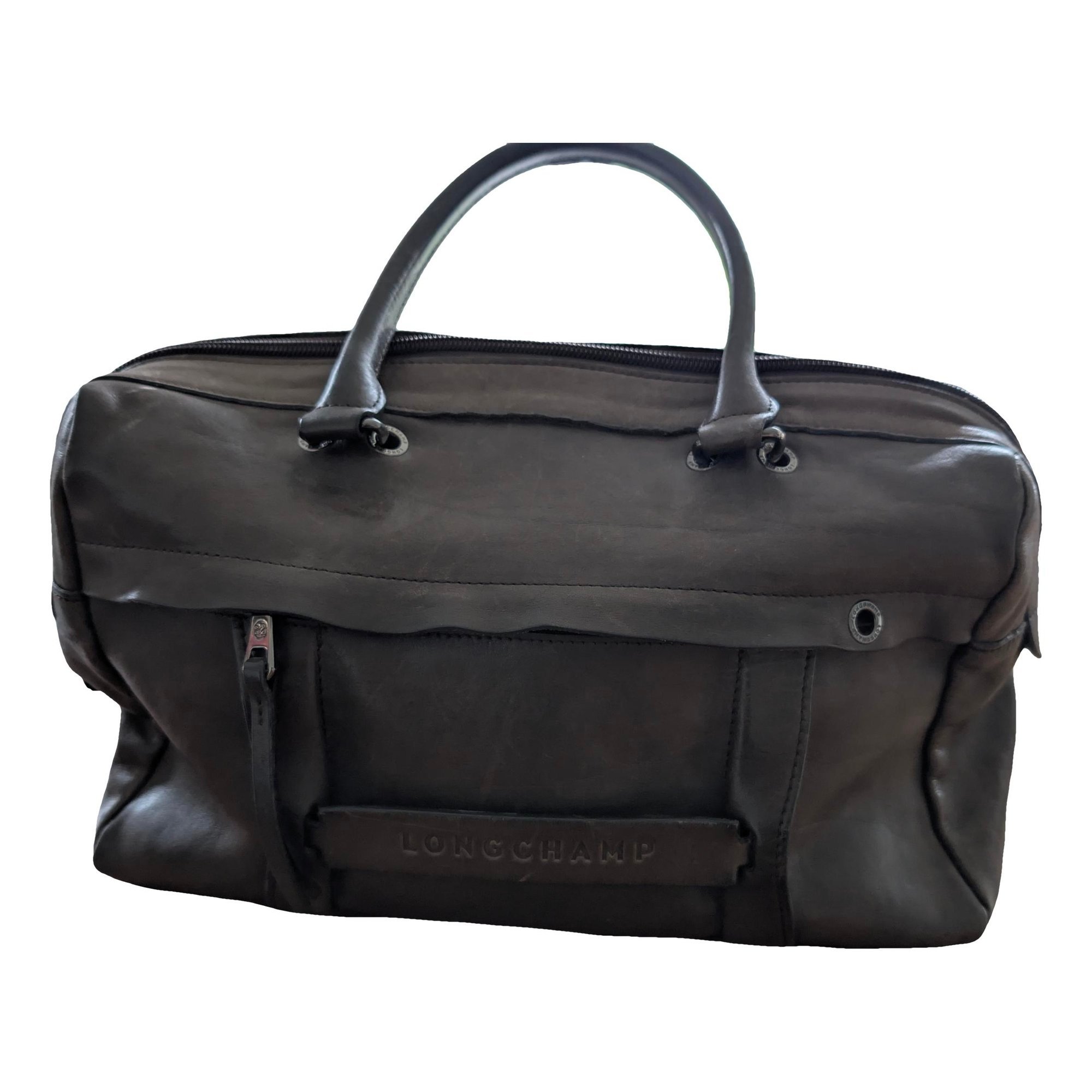 3D leather handbag
