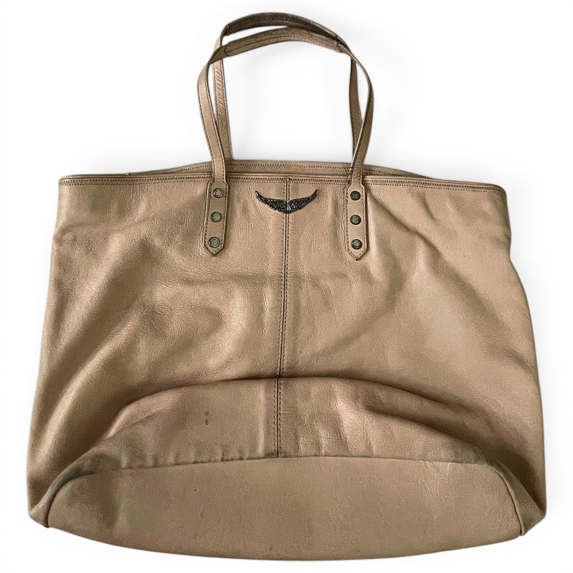 Leather tote
