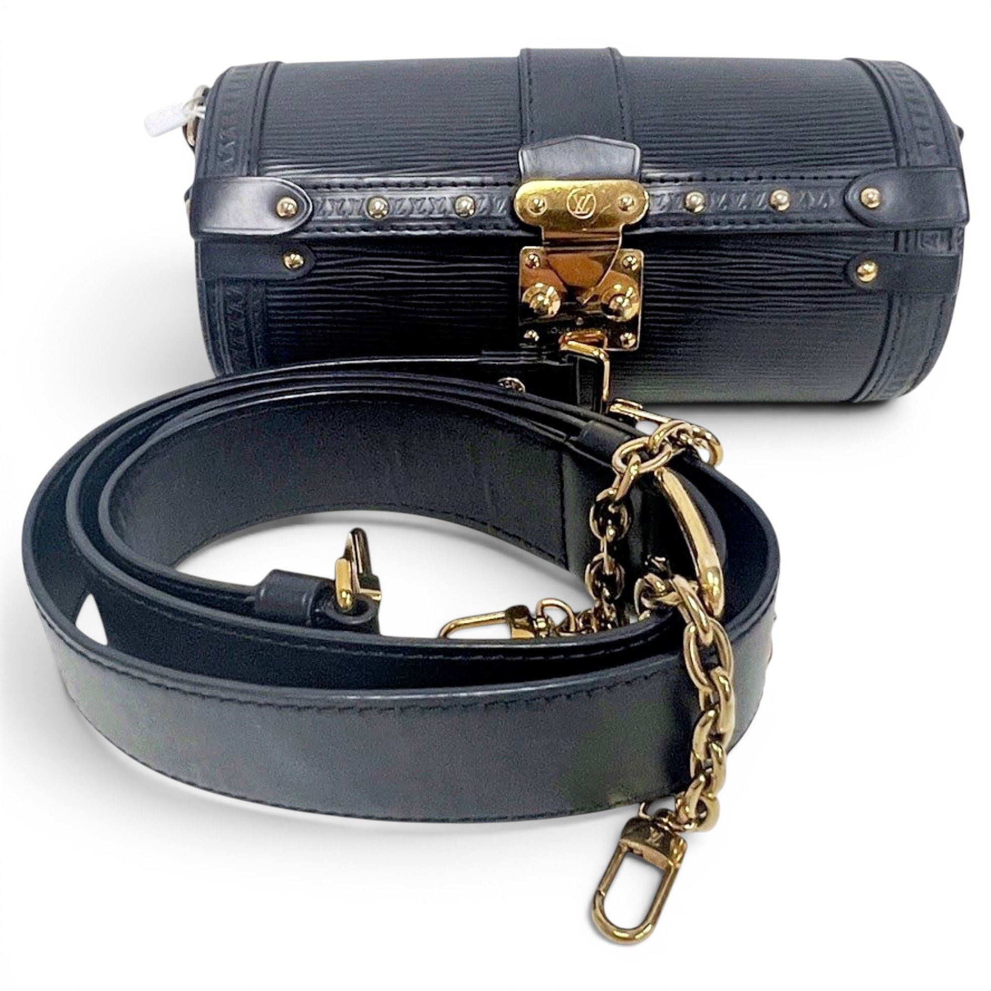 Papillon Trunk leather crossbody bag