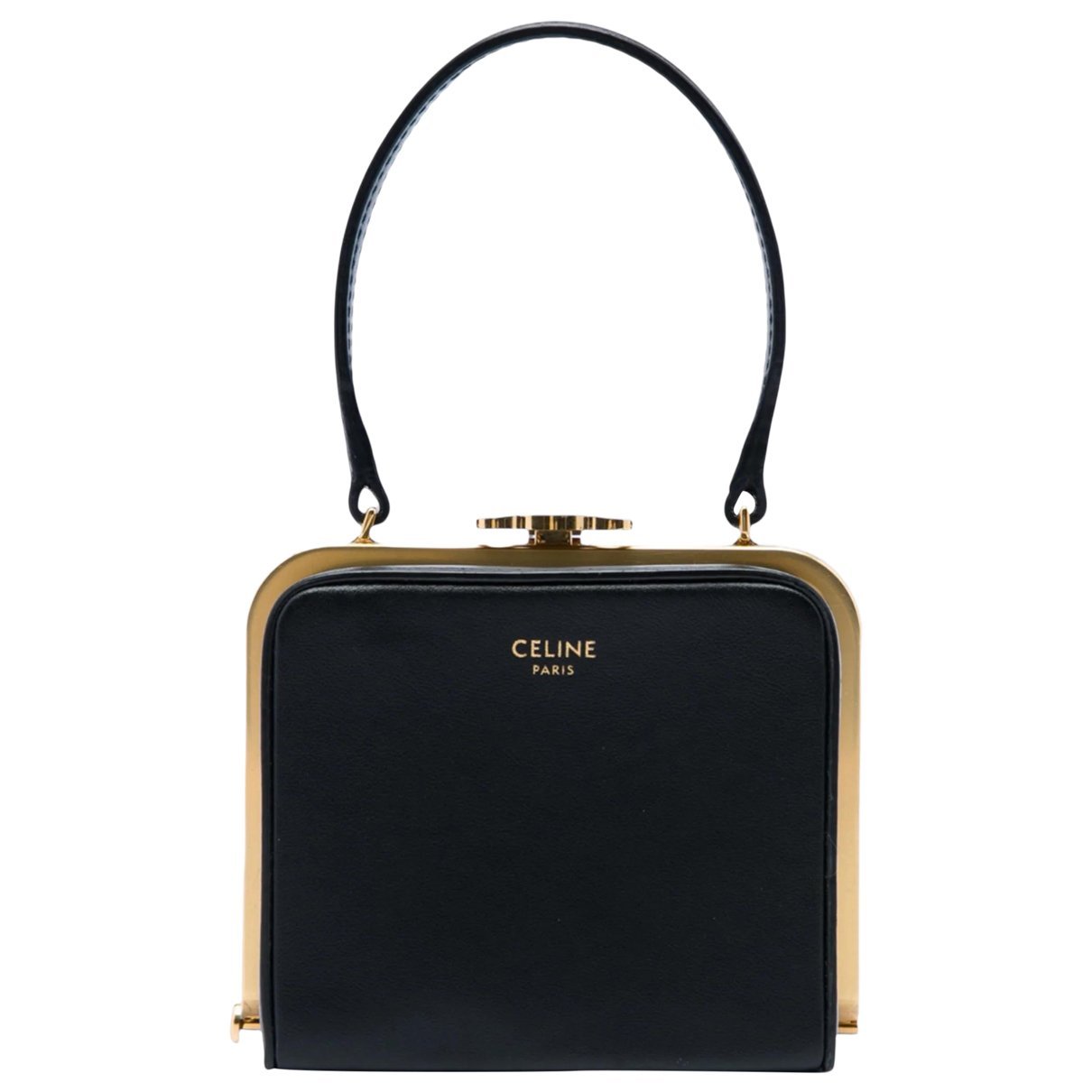 Triomphe leather handbag
