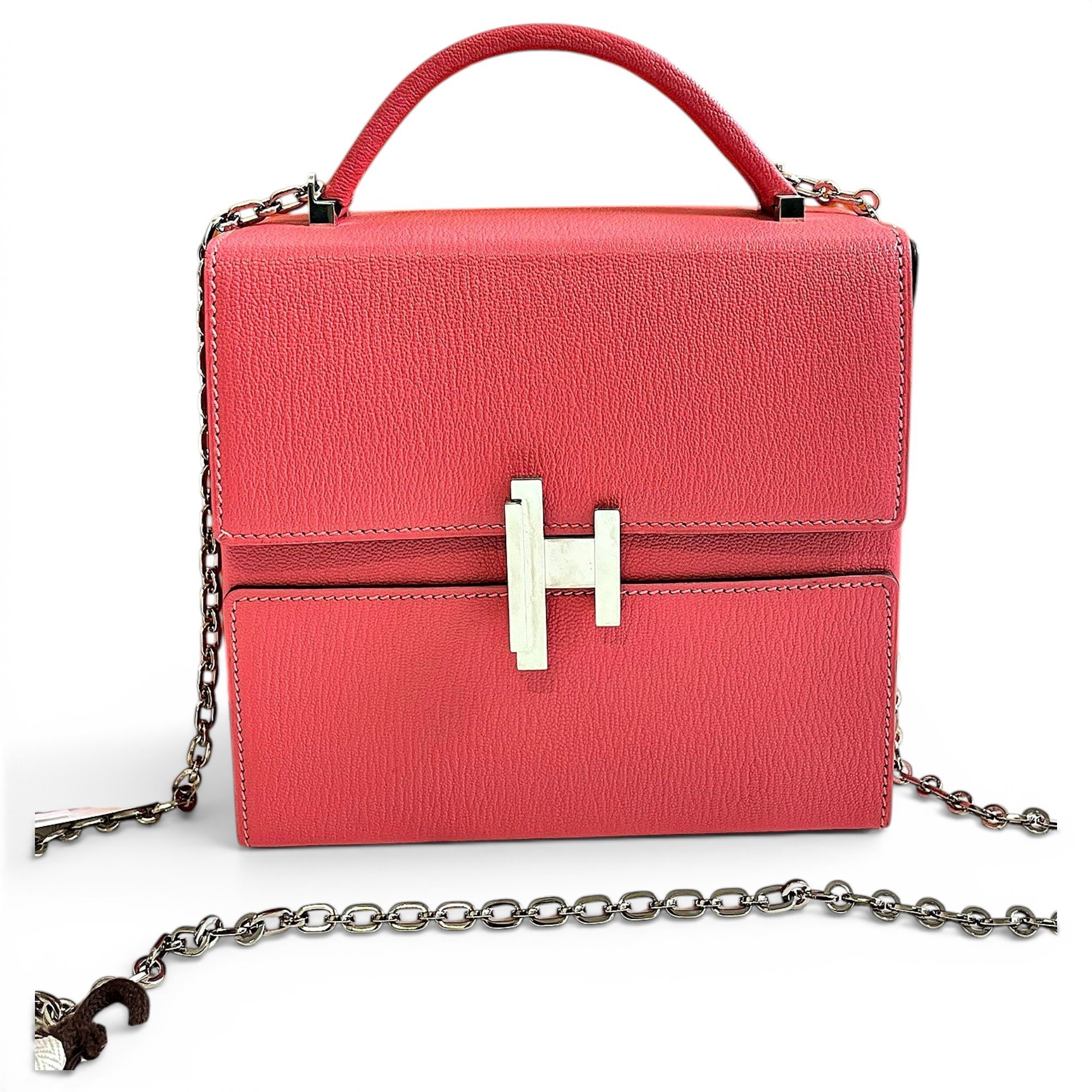 Hermes Cinetic Handbag Rose Lipstick