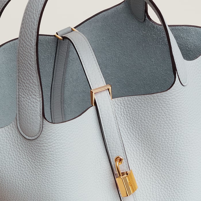 Bleu Pâle Picotin Lock 22 Bag