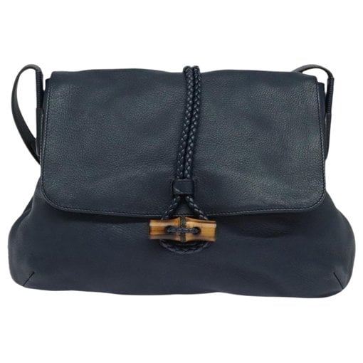 Bamboo leather handbag