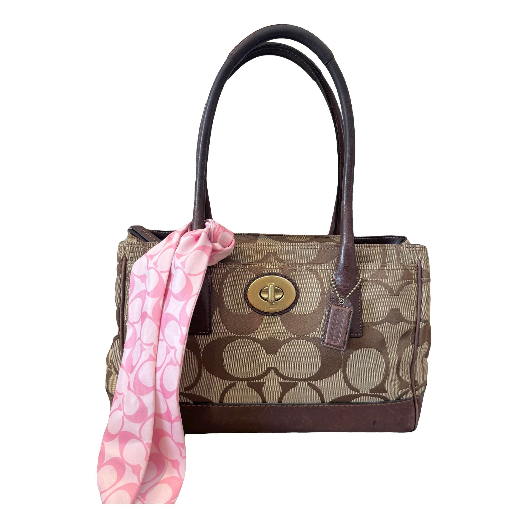 Signature Sufflette leather handbag