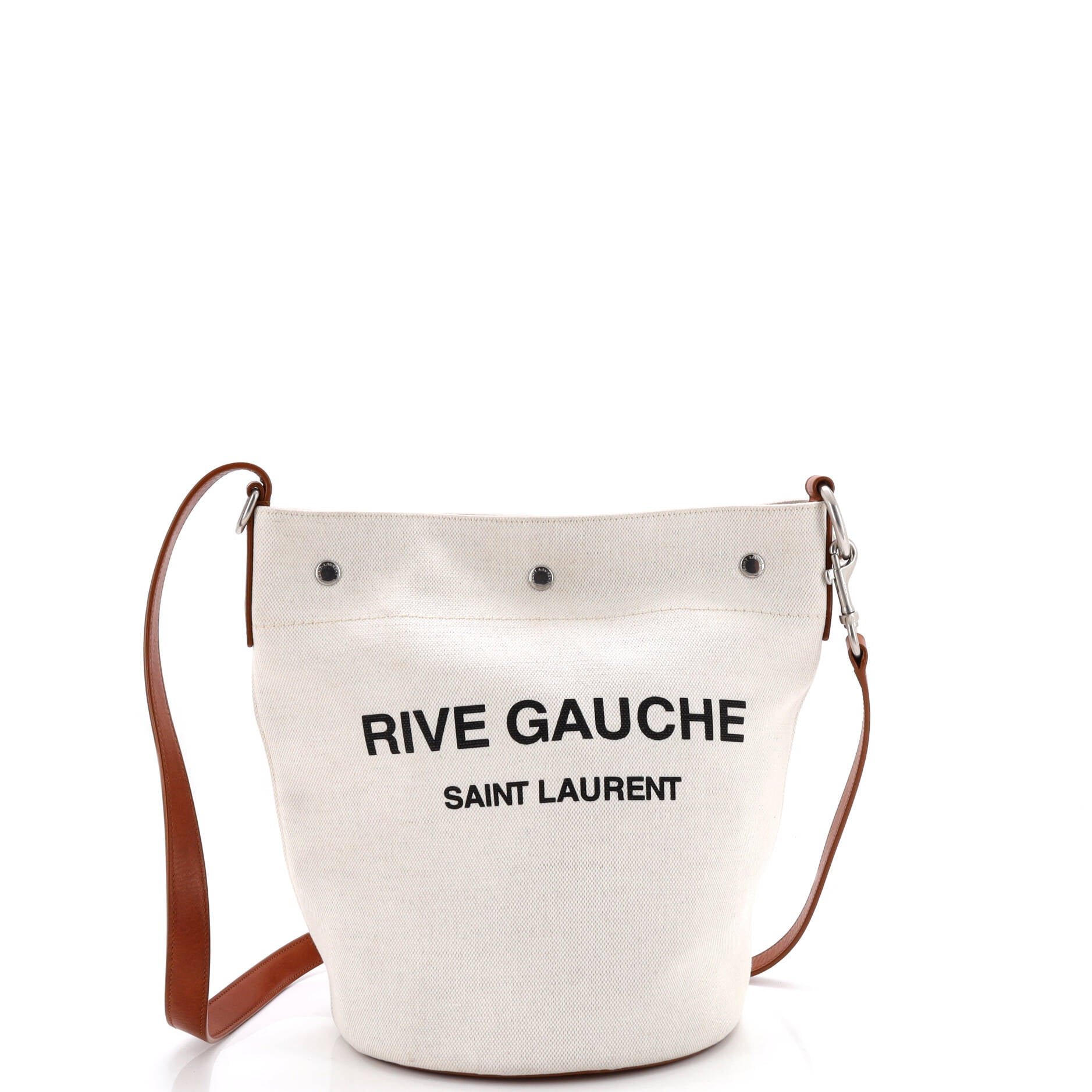 Rive Gauche Bucket Bag Canvas
