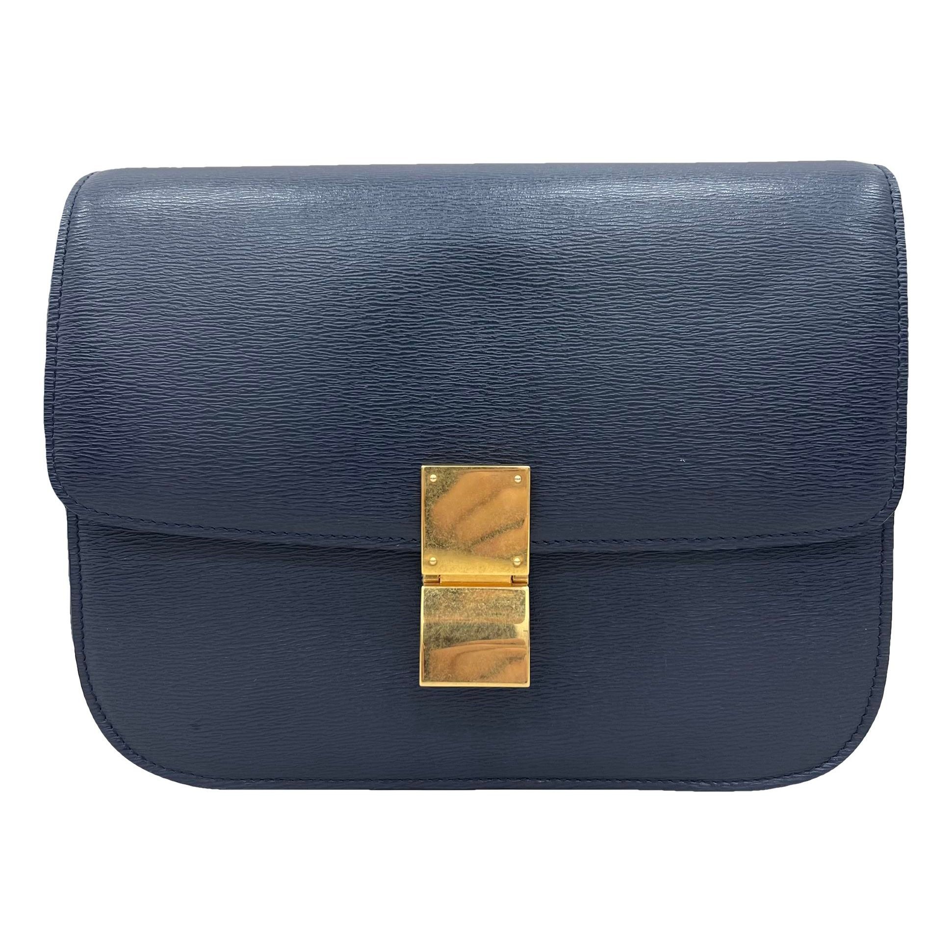 Classic leather crossbody bag