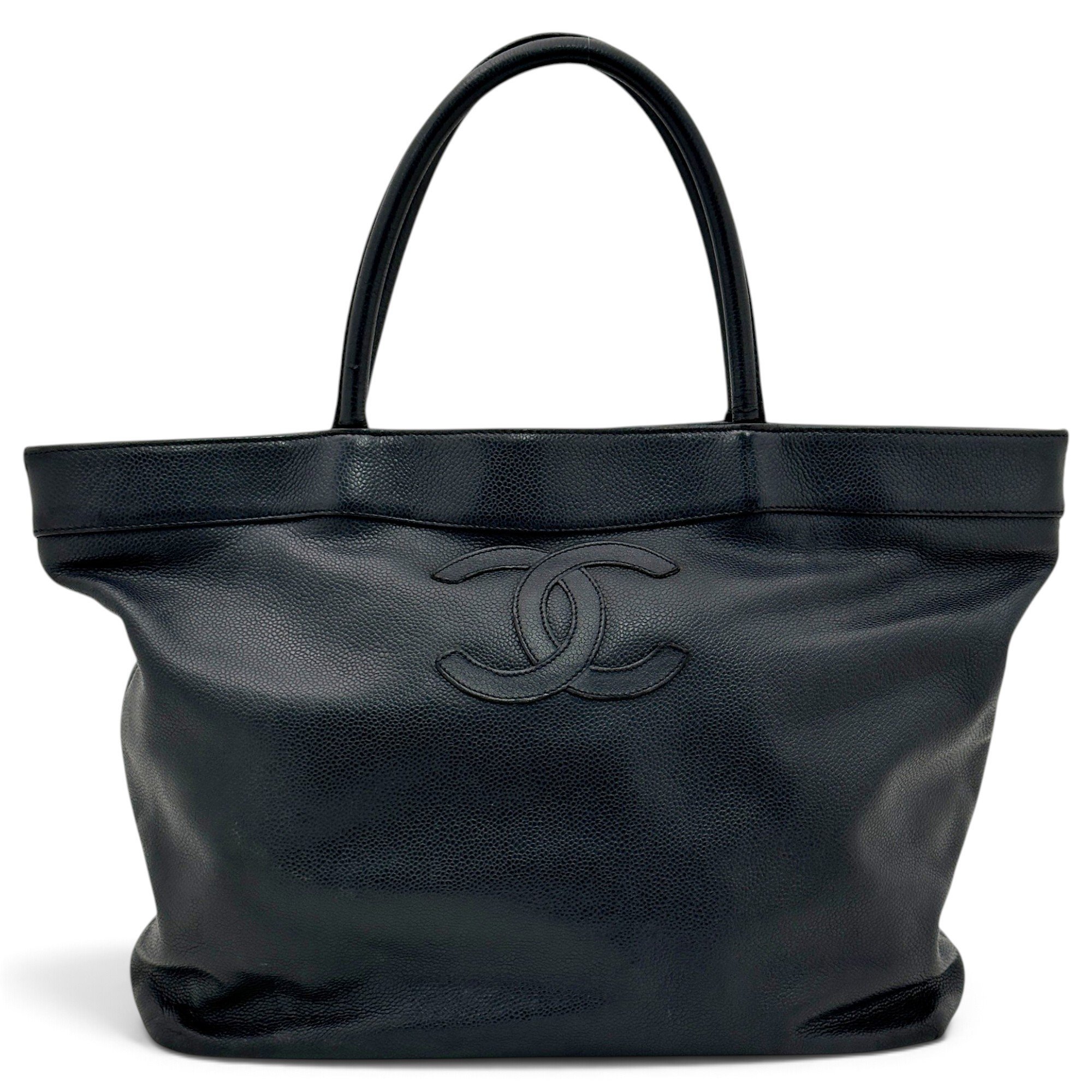 Leather tote
