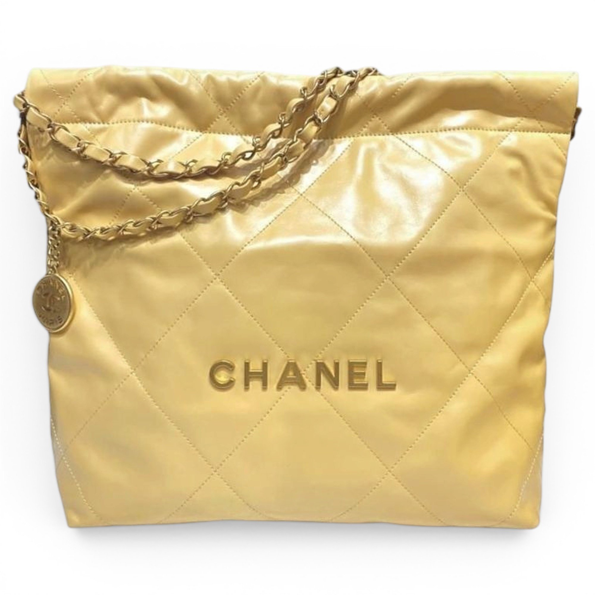 Chanel 22 leather tote
