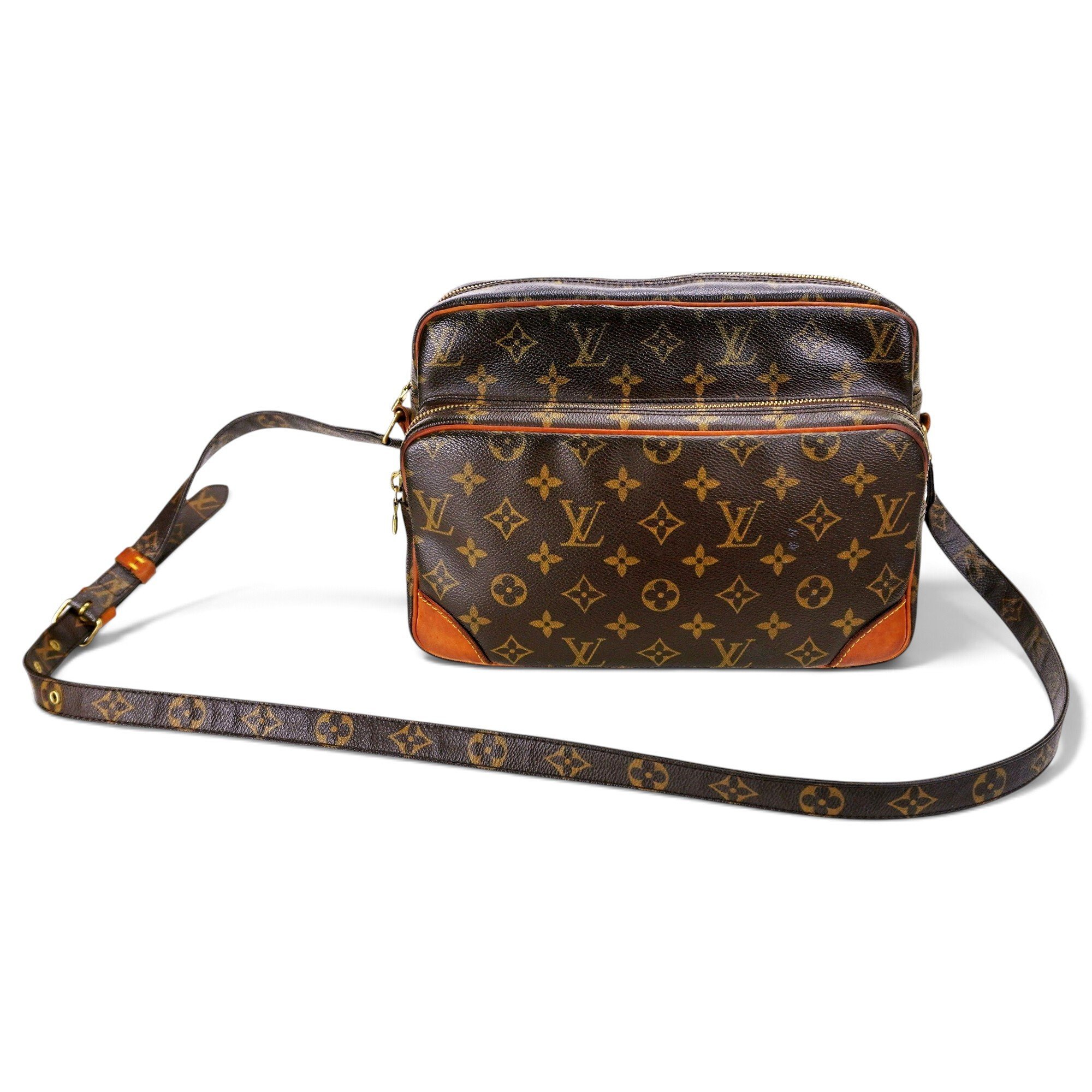 Nile leather crossbody bag
