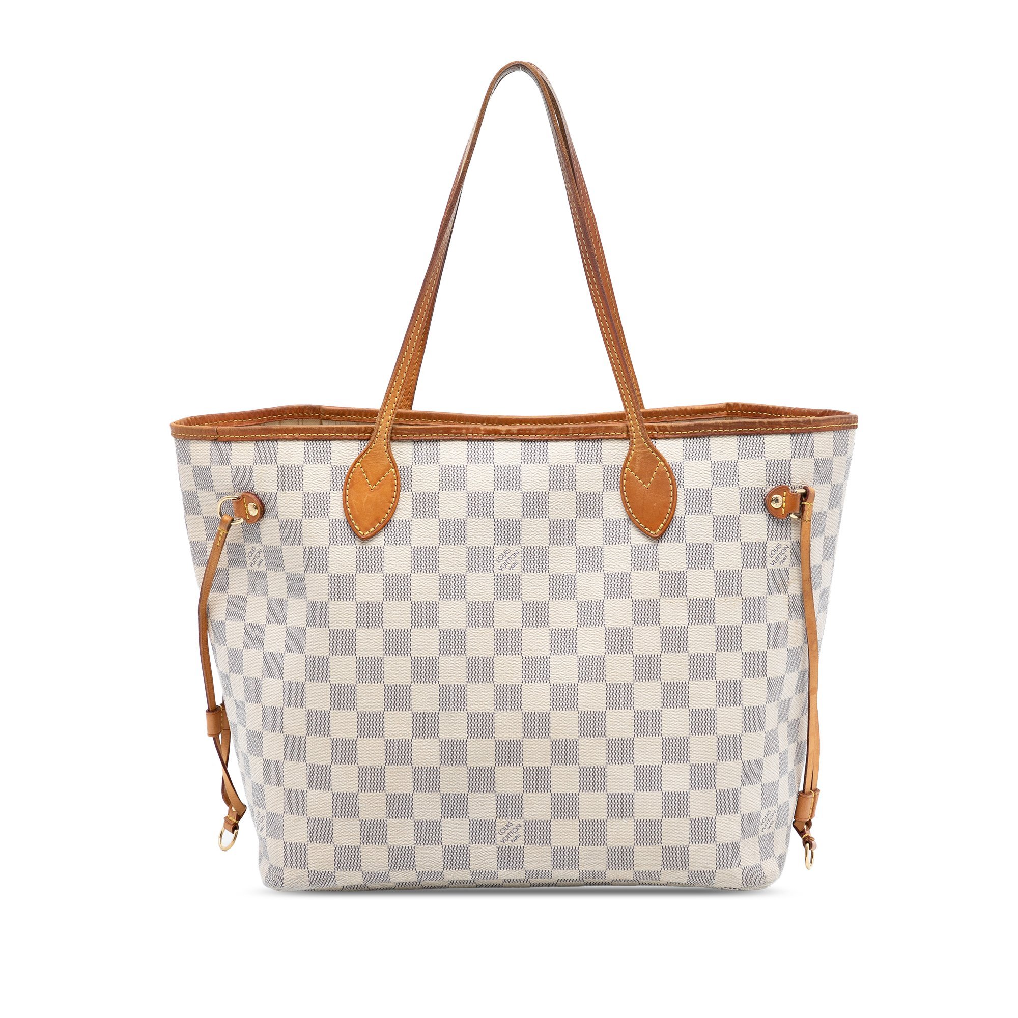 Louis Vuitton Neverfull leather handbag