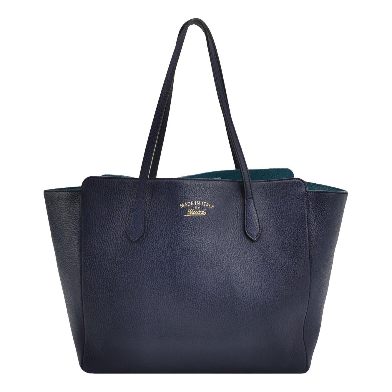 Swing leather tote