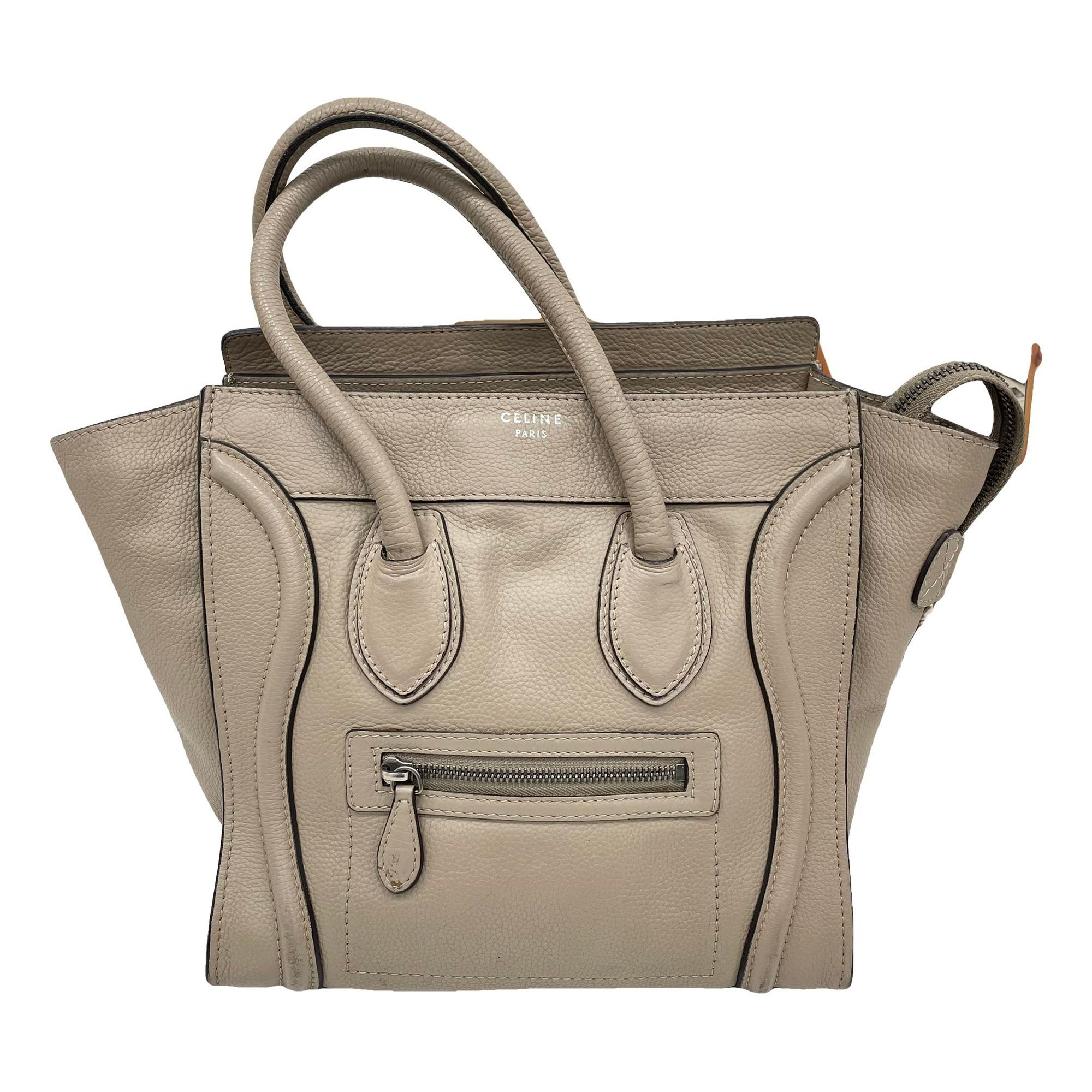 Luggage leather handbag