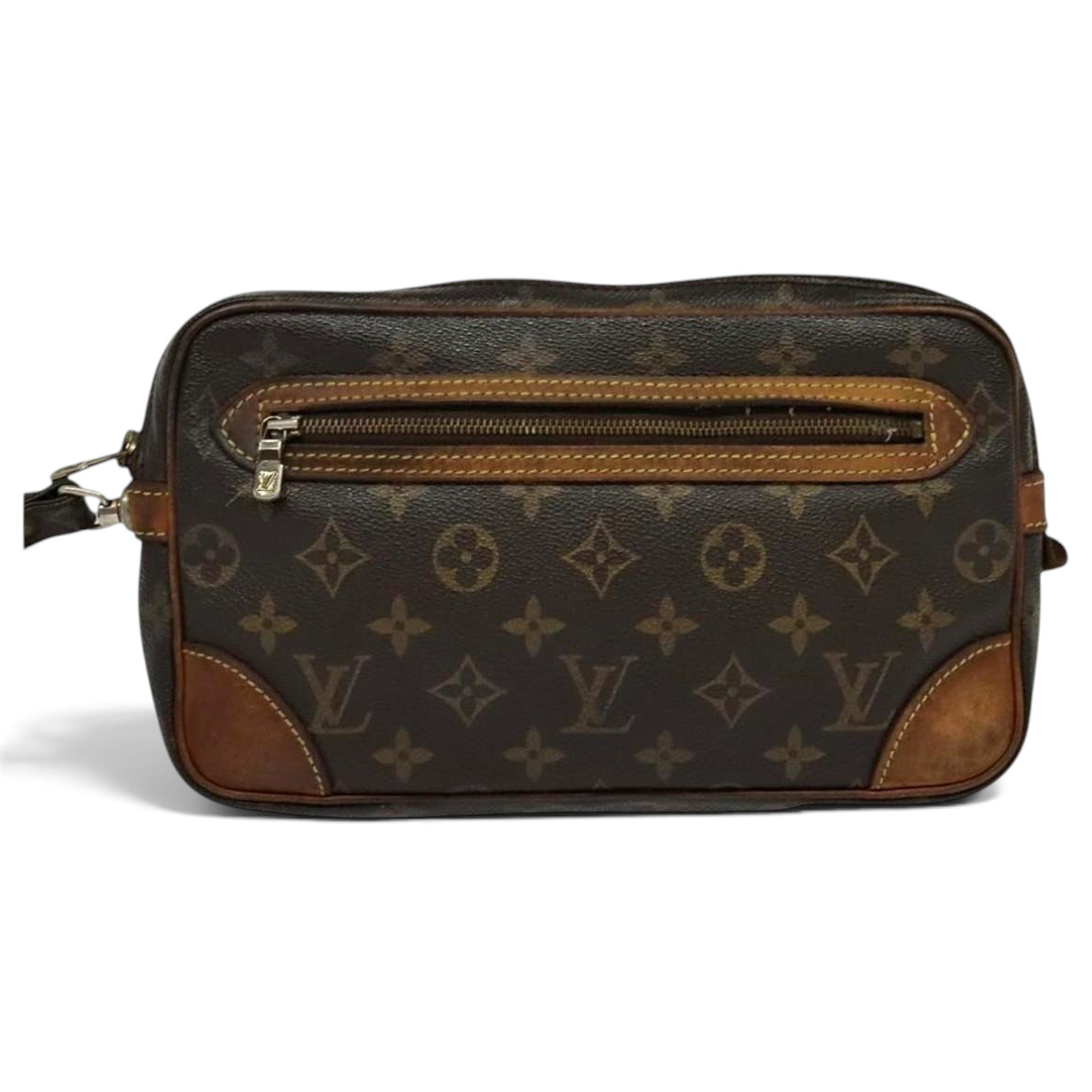 Marly Dragonne leather clutch bag