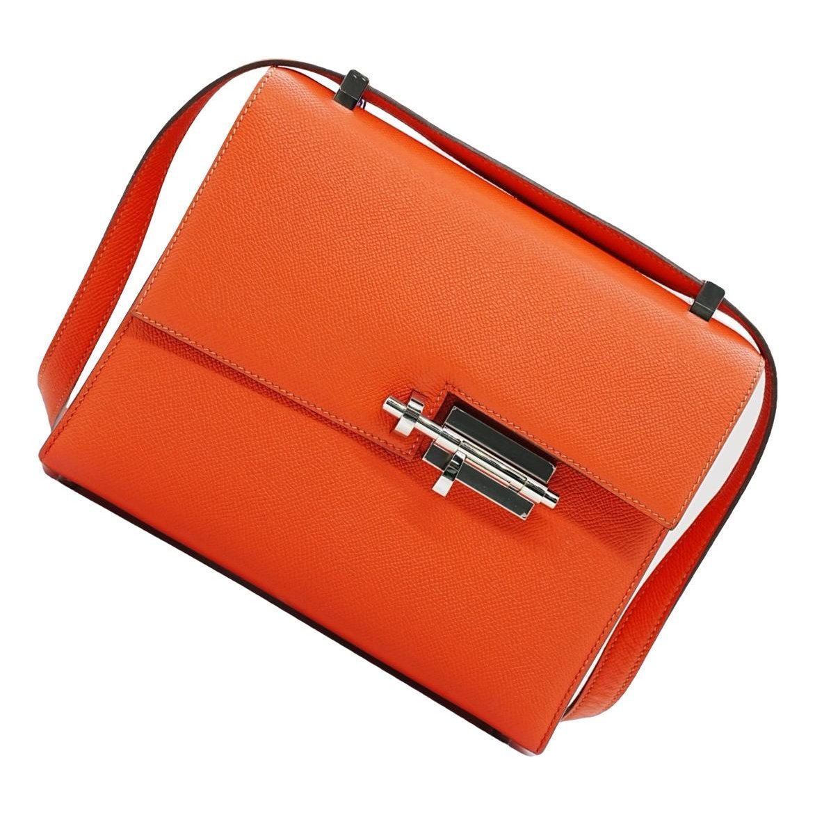 Verrou leather handbag