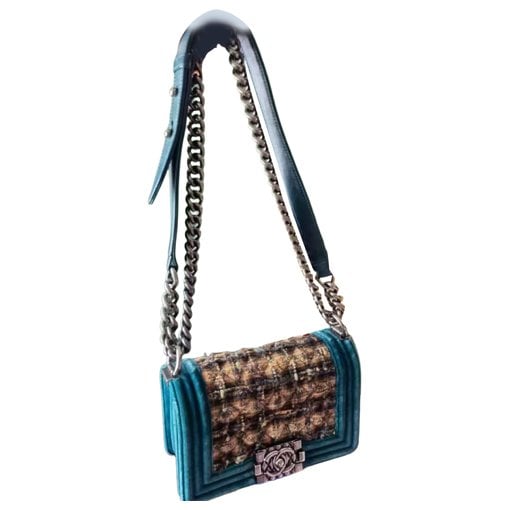 Boy velvet crossbody bag