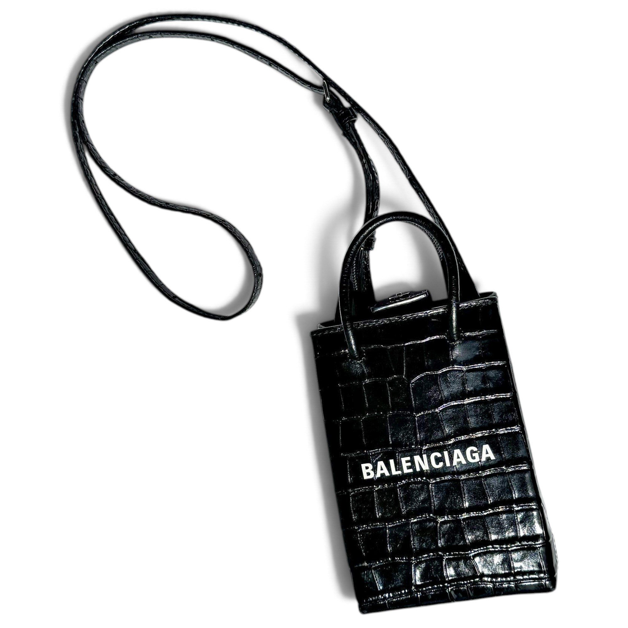Shopping Phone Holder leather mini bag