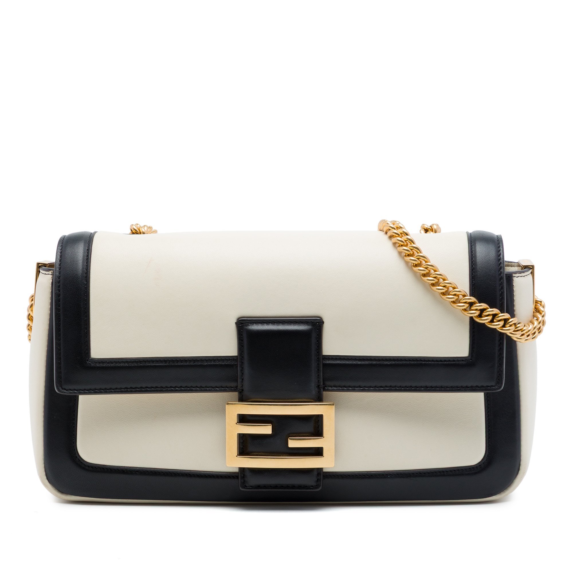 Baguette leather handbag