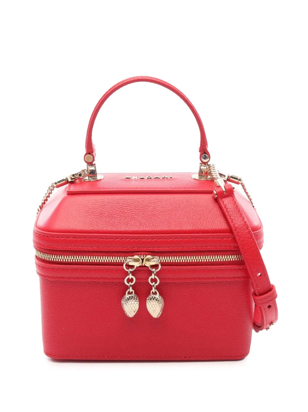 2015-2026 Leather Serpenti Forever Vanity Bag satchel