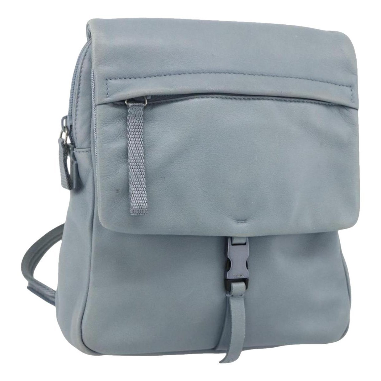 Leather backpack