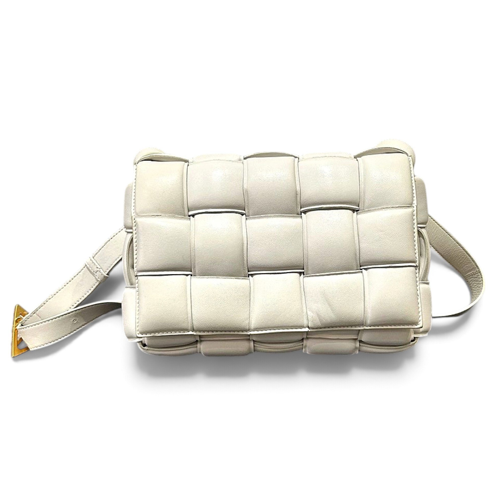 Cassette Padded leather handbag