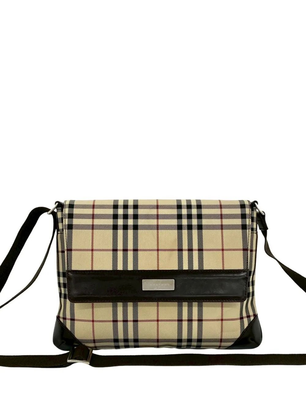 Burberry 2000-2017 House Check Canvas Flap crossbody bag