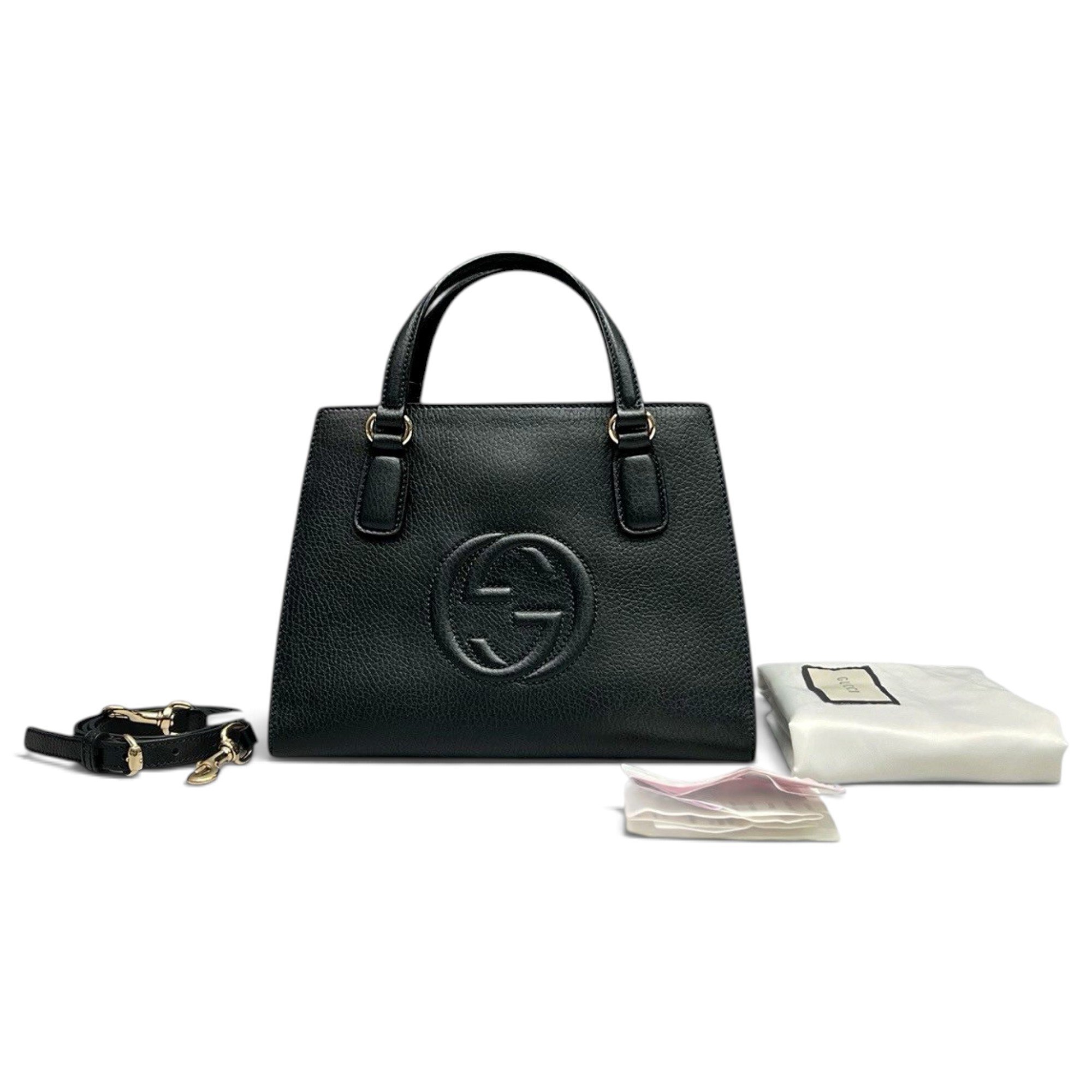 Leather handbag