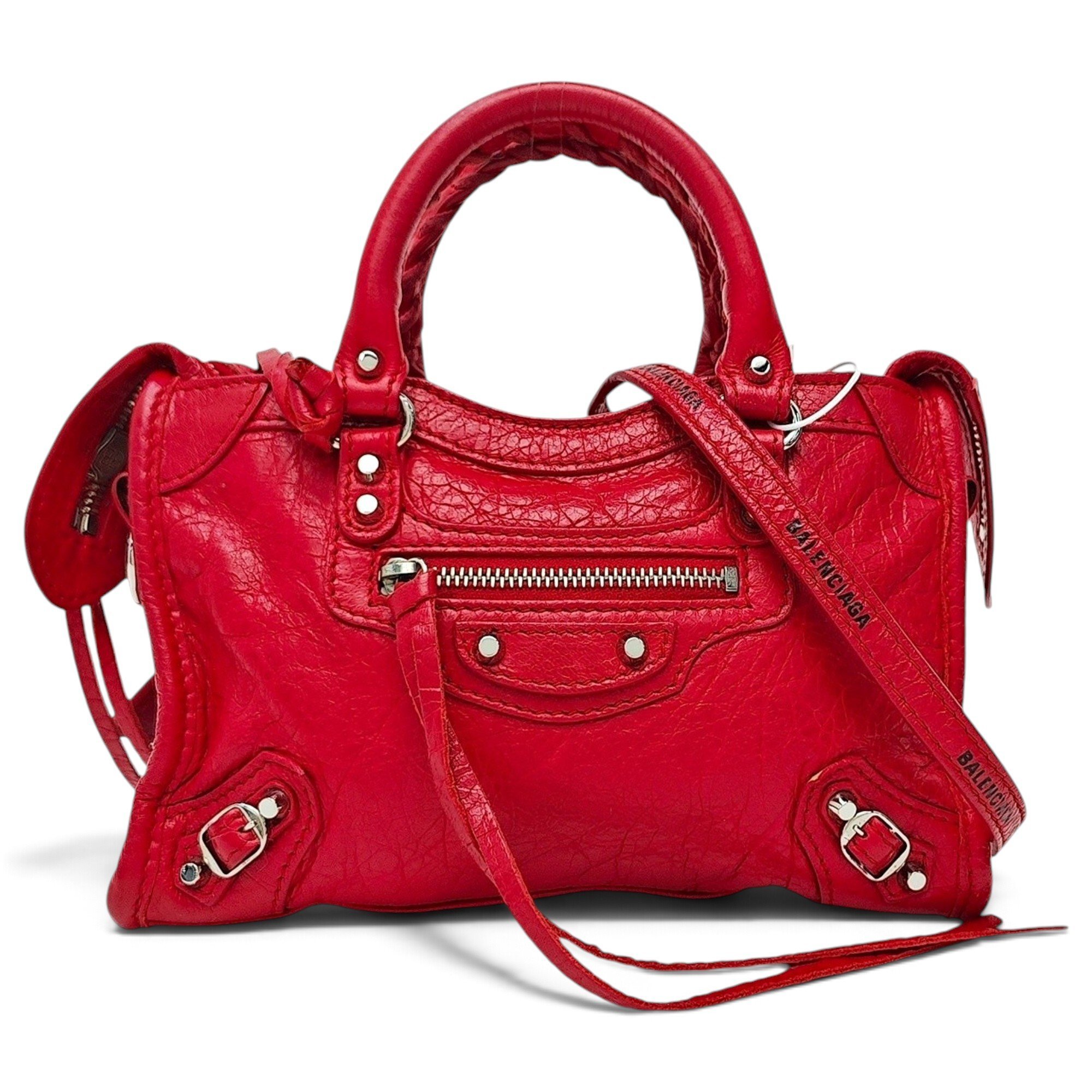 Leather handbag