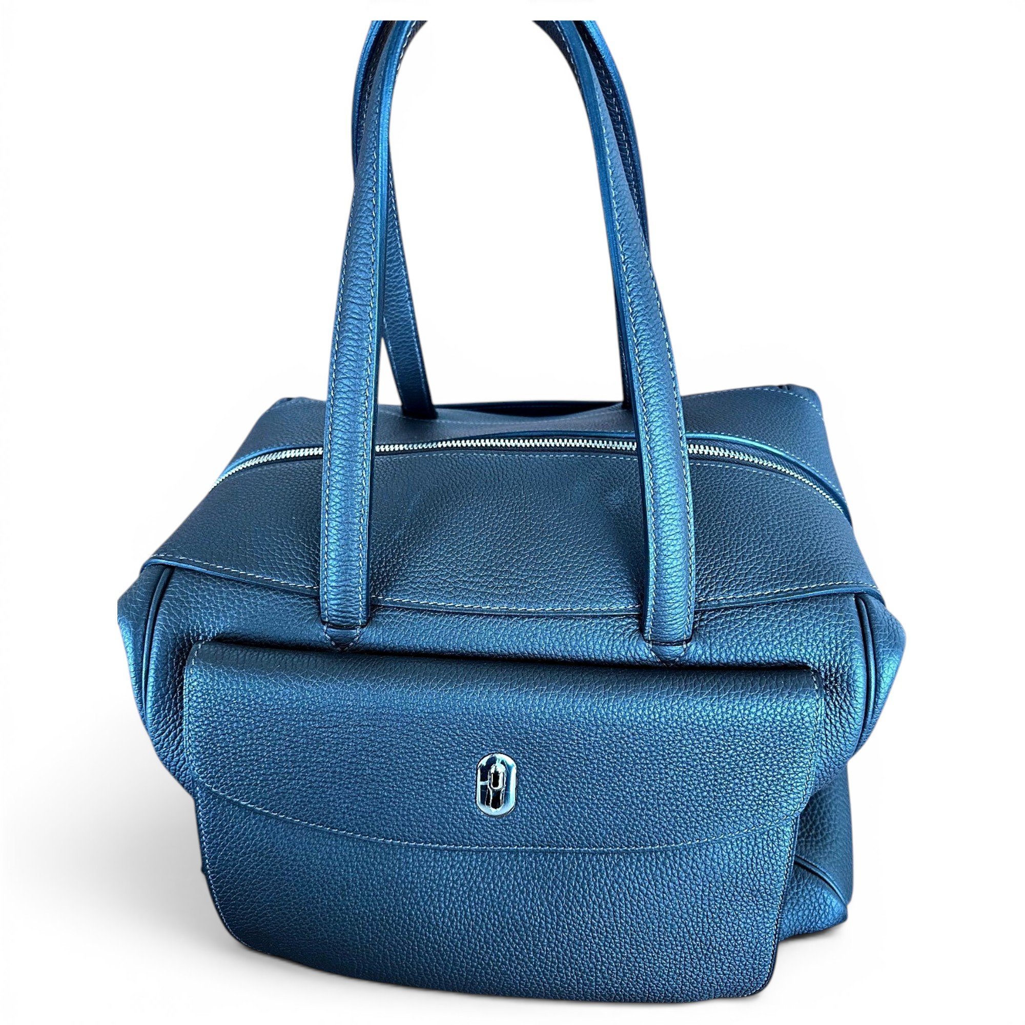 Leather handbag
