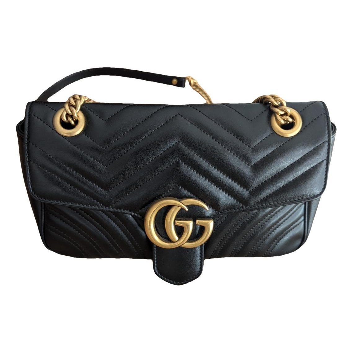 GG Marmont Flap leather crossbody bag