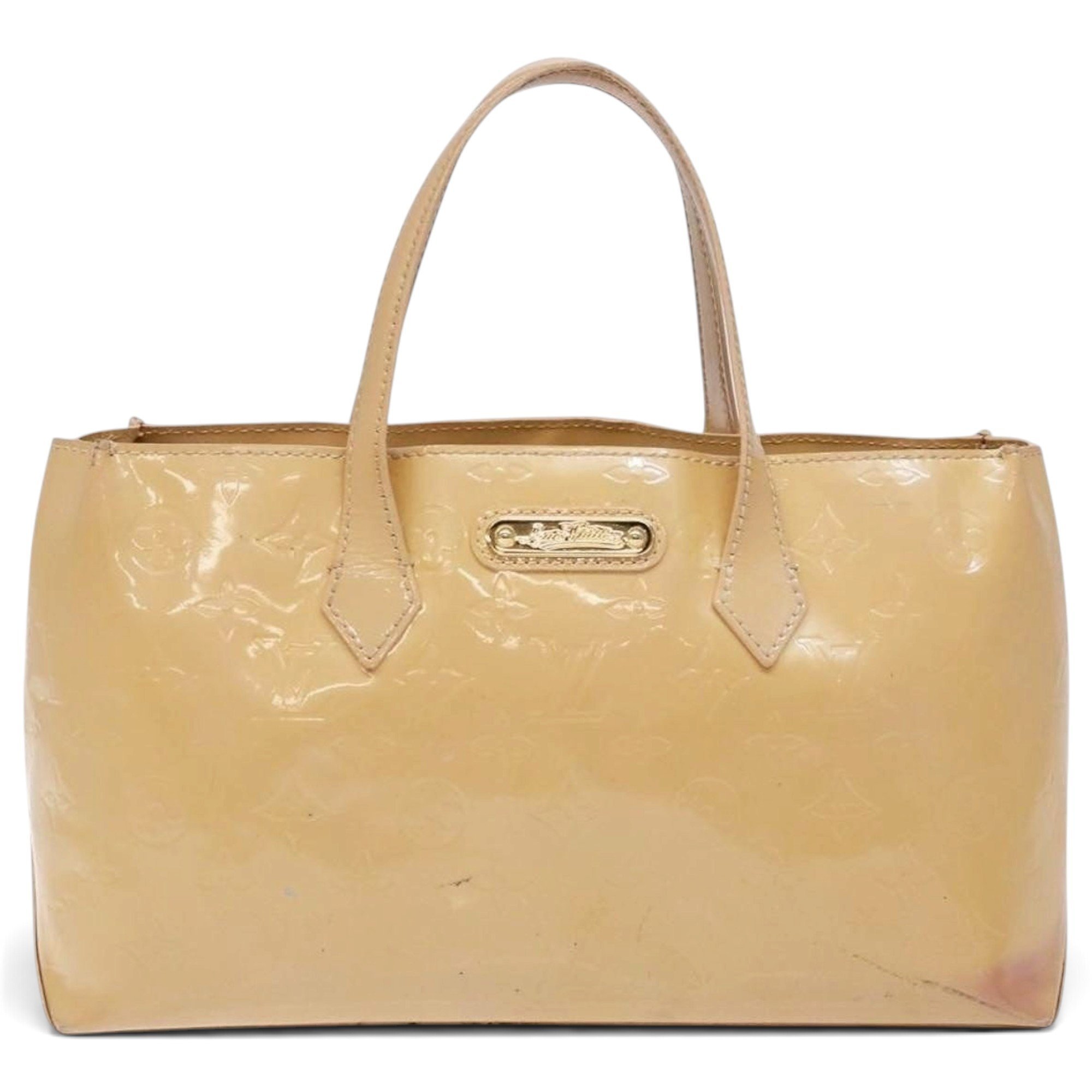 Wilshire patent leather handbag