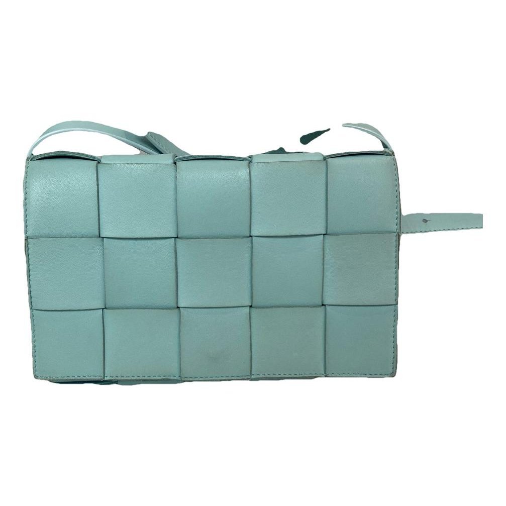 Cassette leather handbag