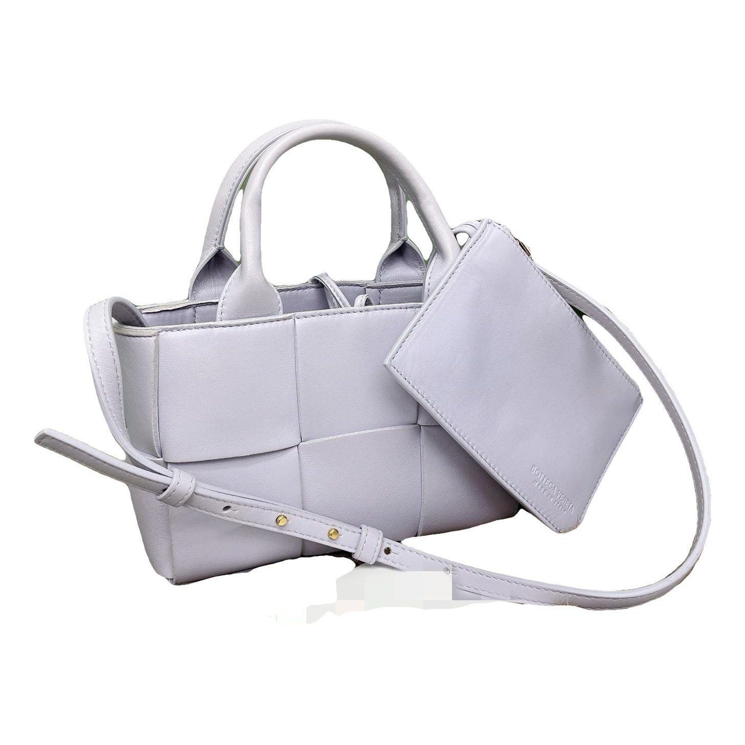 Brick Cassette leather handbag