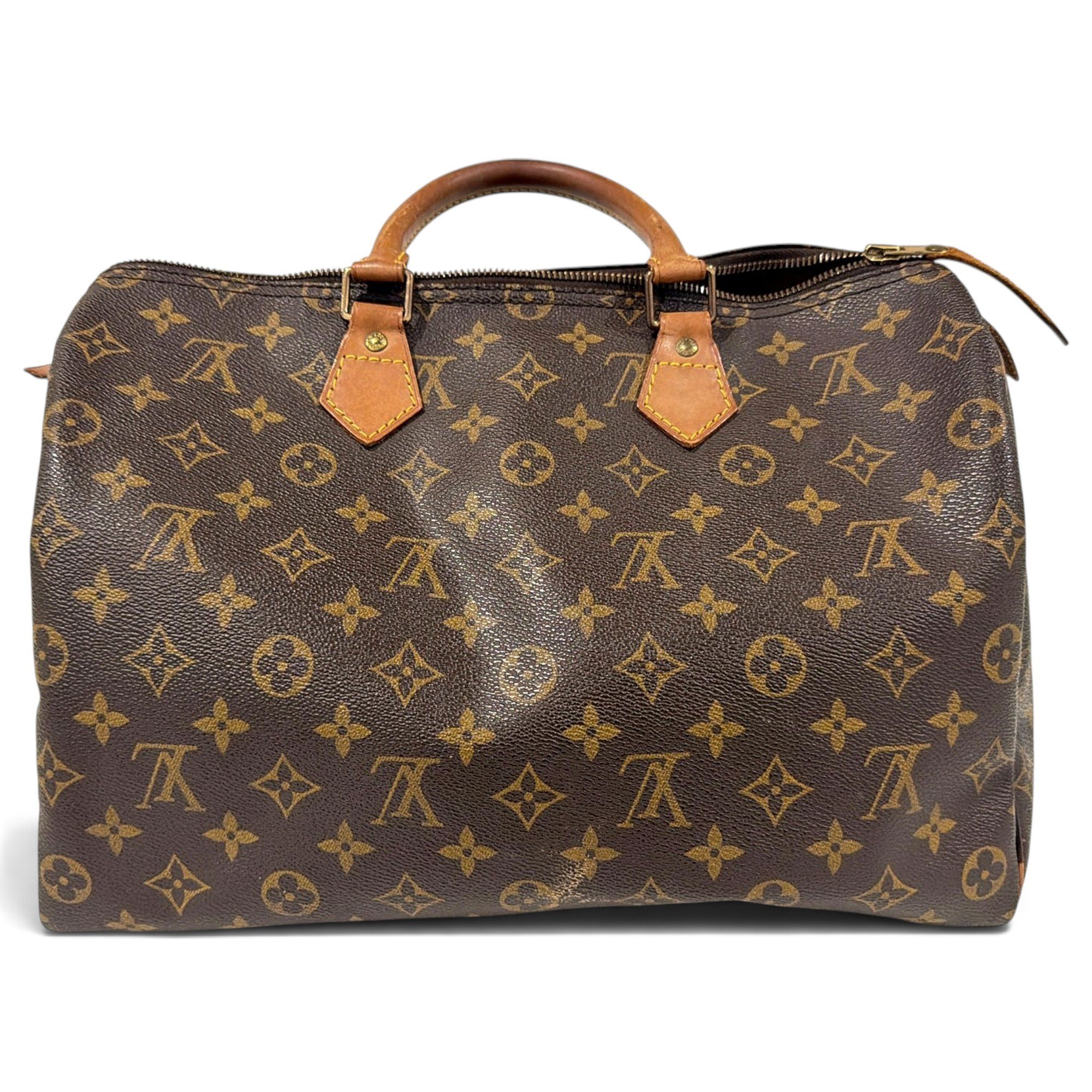 Speedy leather handbag