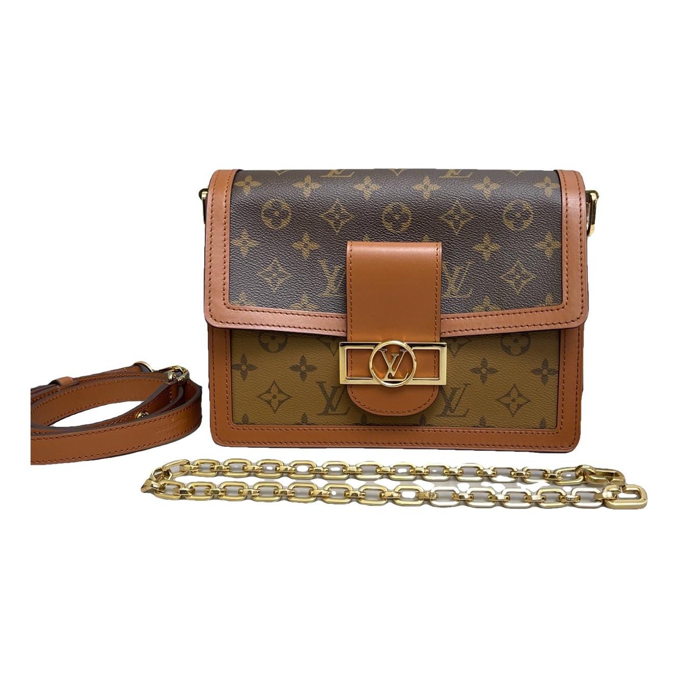 Dauphine leather handbag