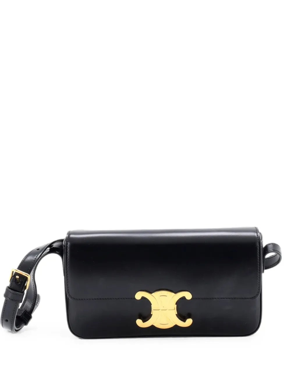Triomphe East-West Smooth Calfskin shoulder bag