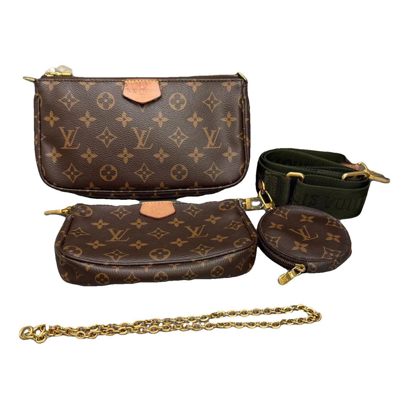 Multi Pochette Accessoires vinyl handbag
