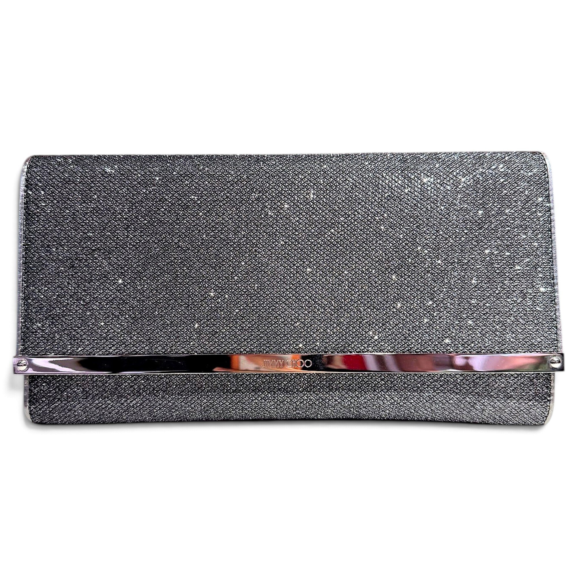 Glitter clutch bag