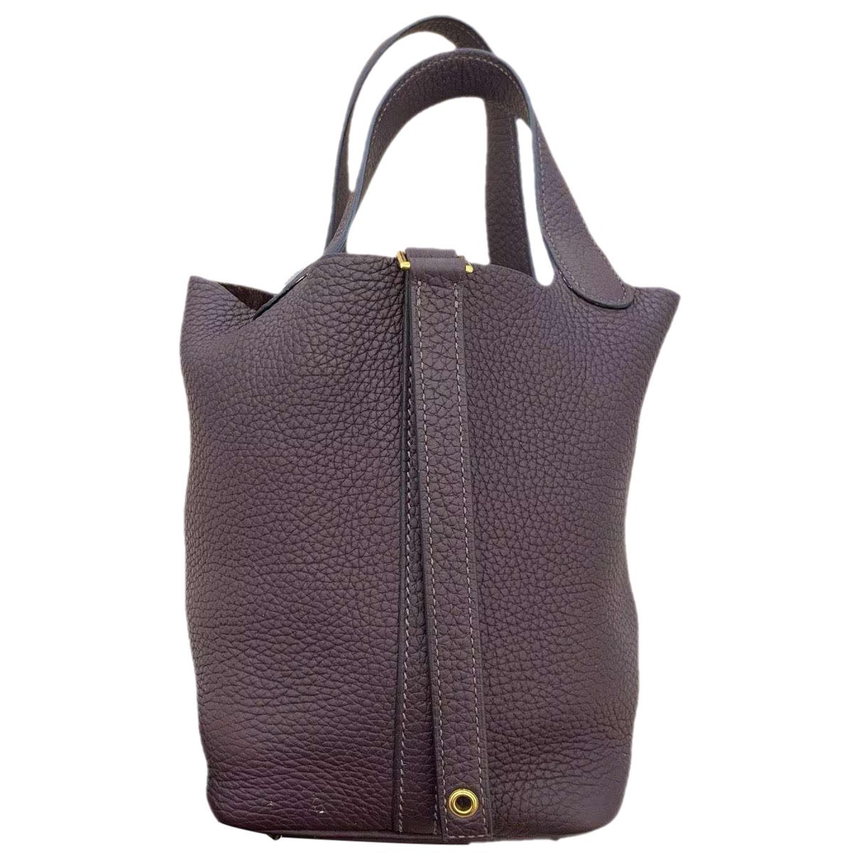 Picotin leather handbag