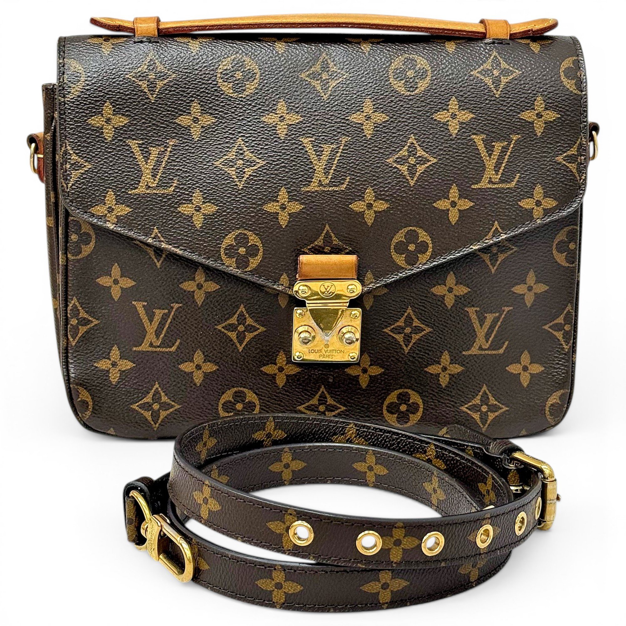 Metis leather handbag