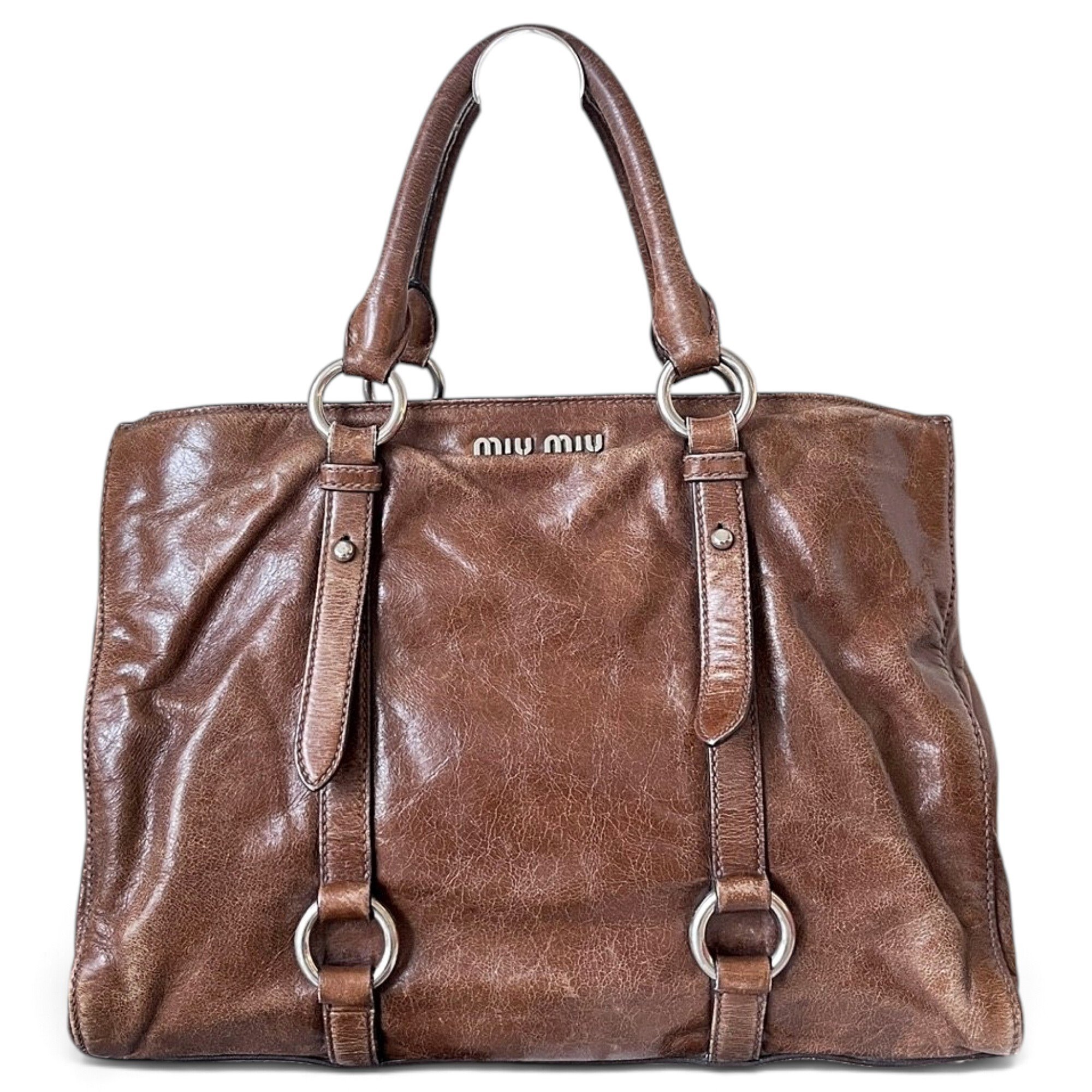Vitello leather handbag